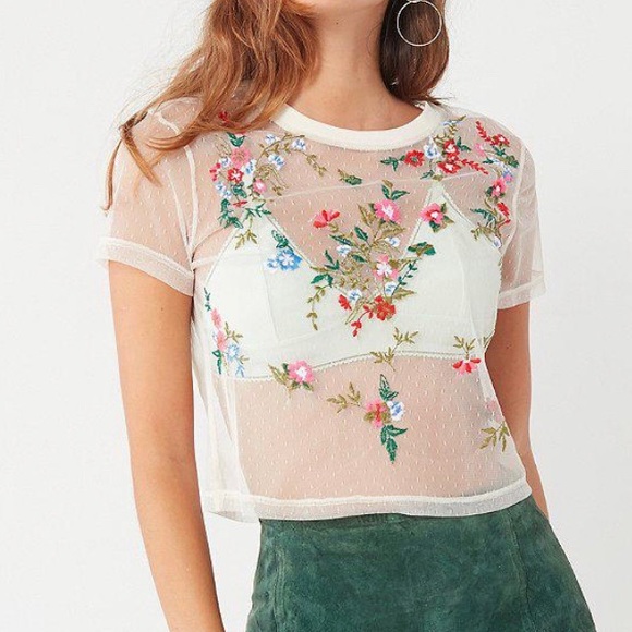 Embroidered Top - Picture 1 of 4